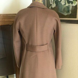 Theory Paddison CAMEL COLOR Virgin Wool Coat Size M